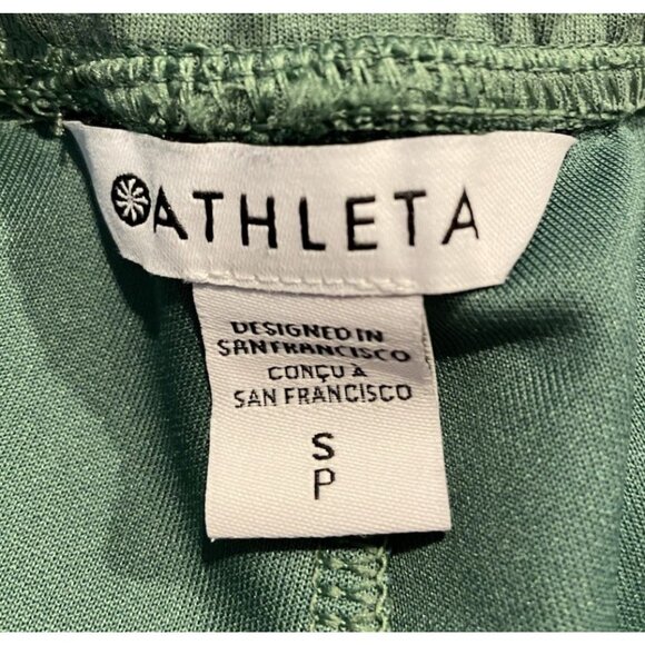 Athleta Seasoft Straight Leg Pants Green Size Small S - Picture 4 of 5